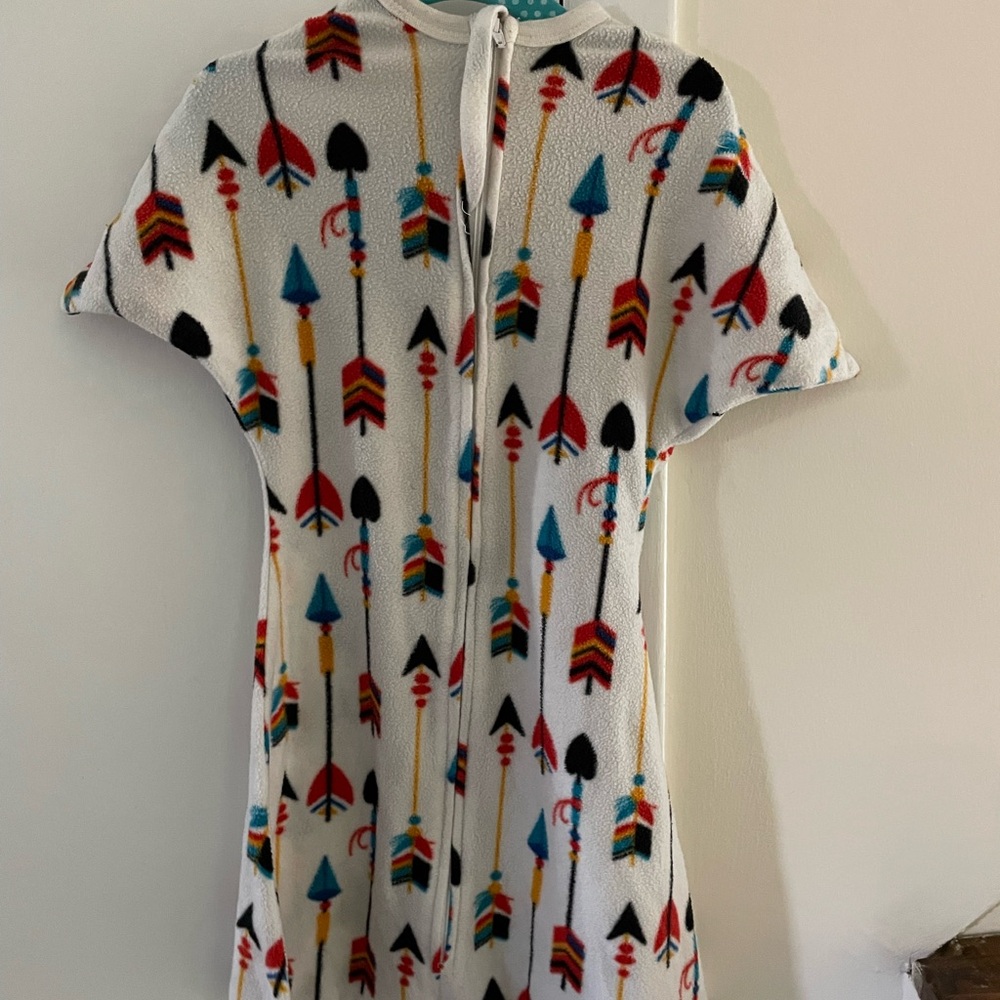 Fleece Arrow Patterned Zipadeezip